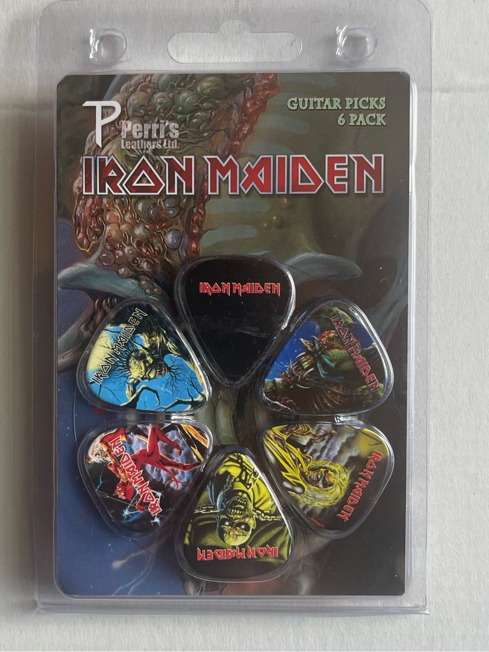 Iron maiden 6 pack of guitar picks